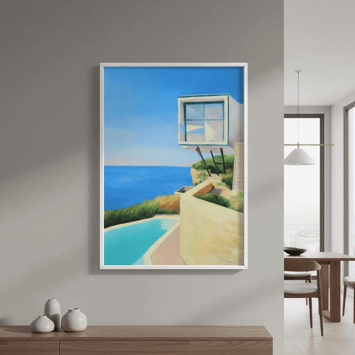 House on the Coast by Ieva Baklane wall - art - picture - poster