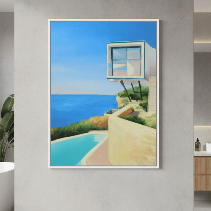 House on the Coast by Ieva Baklane wall - art - picture - poster