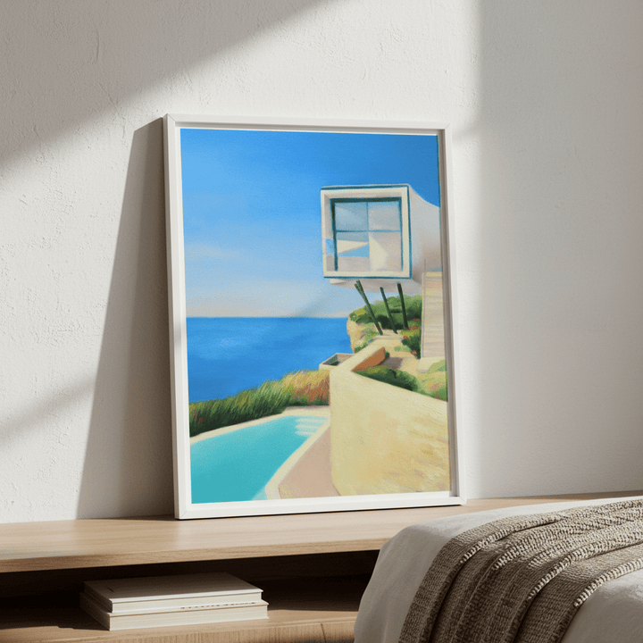 House on the Coast by Ieva Baklane wall - art - picture - poster