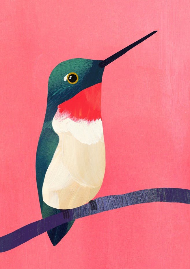 Hummingbird by Henry Rivers wall - art - picture - poster