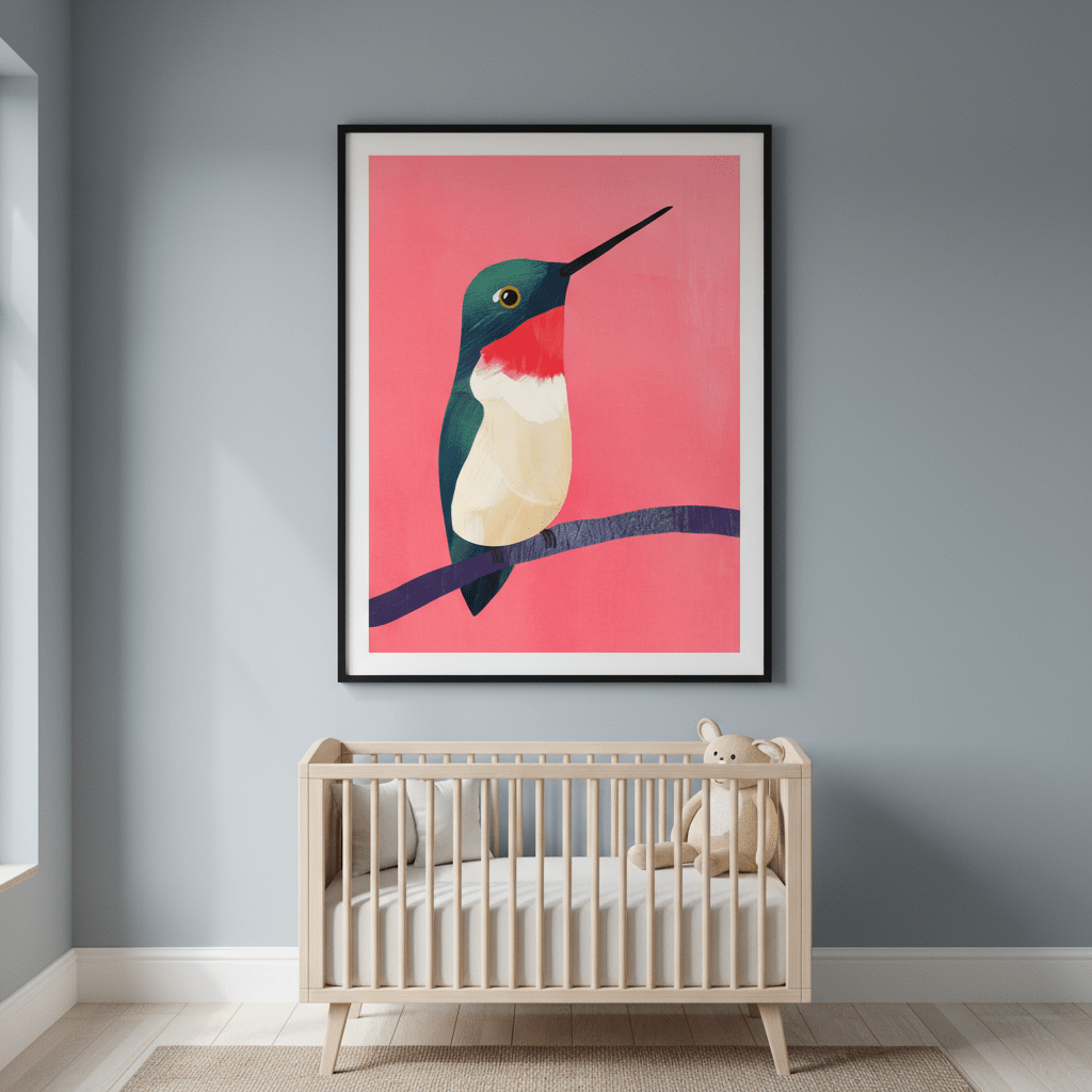 Hummingbird by Henry Rivers wall - art - picture - poster