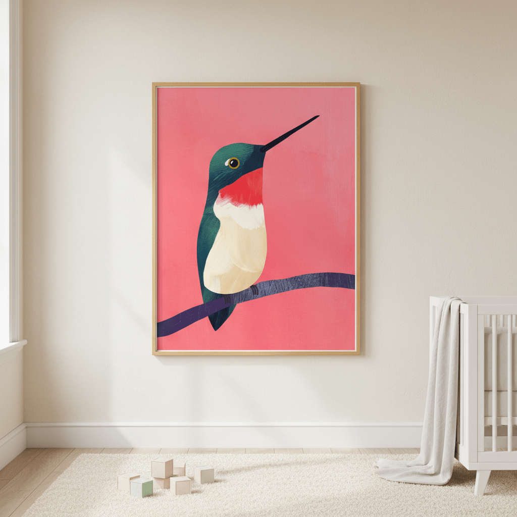 Hummingbird by Henry Rivers wall - art - picture - poster