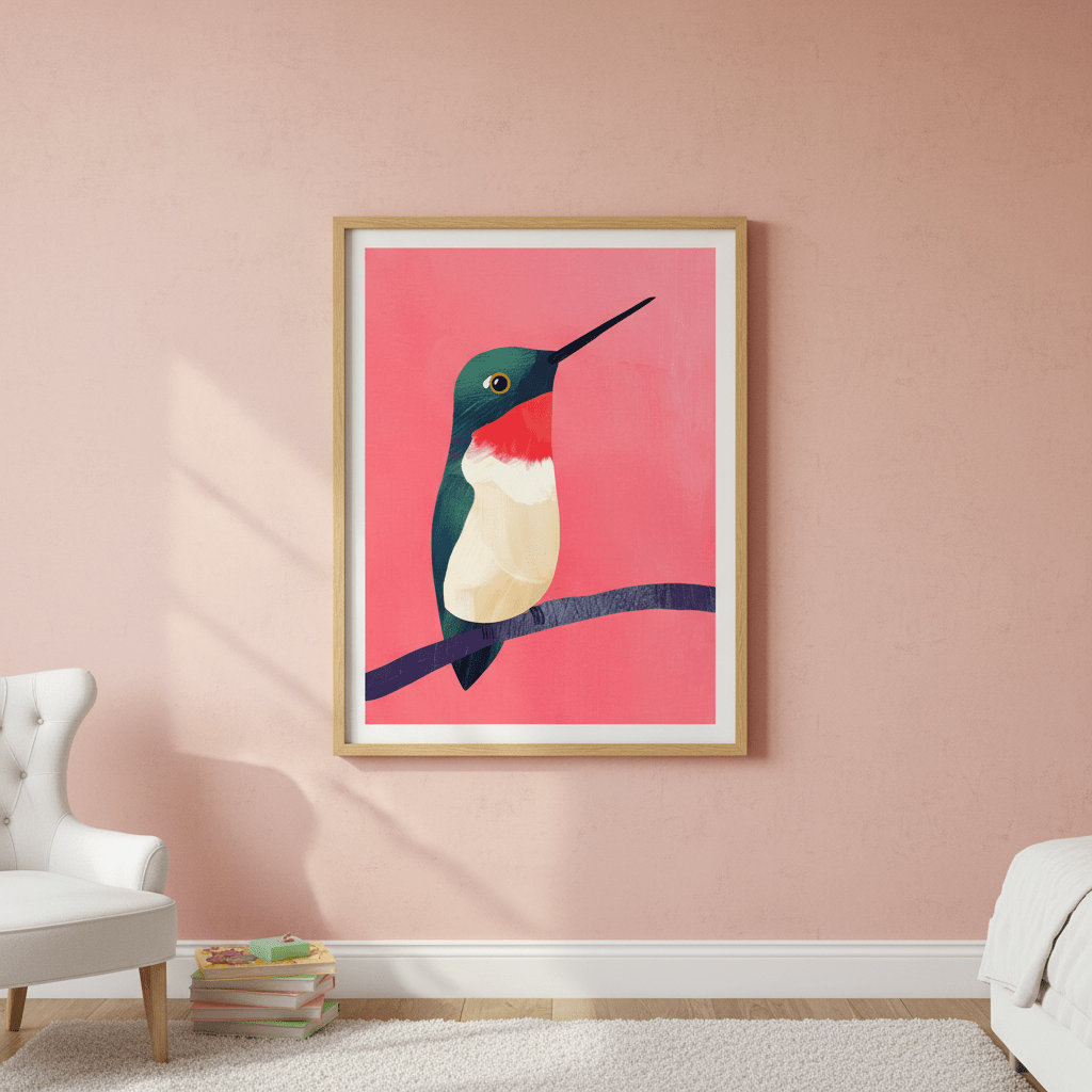 Hummingbird by Henry Rivers wall - art - picture - poster