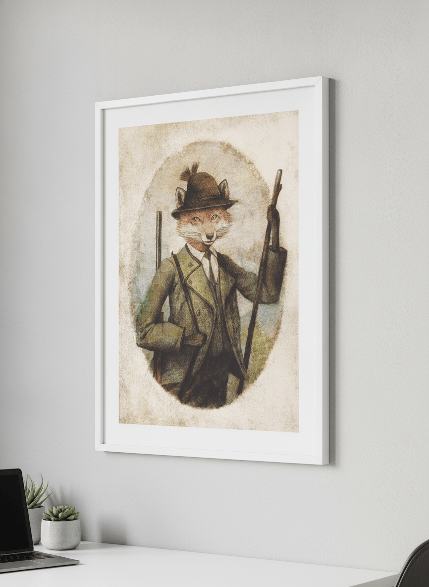 Contemporary wall art featured in a bright modern office workspace