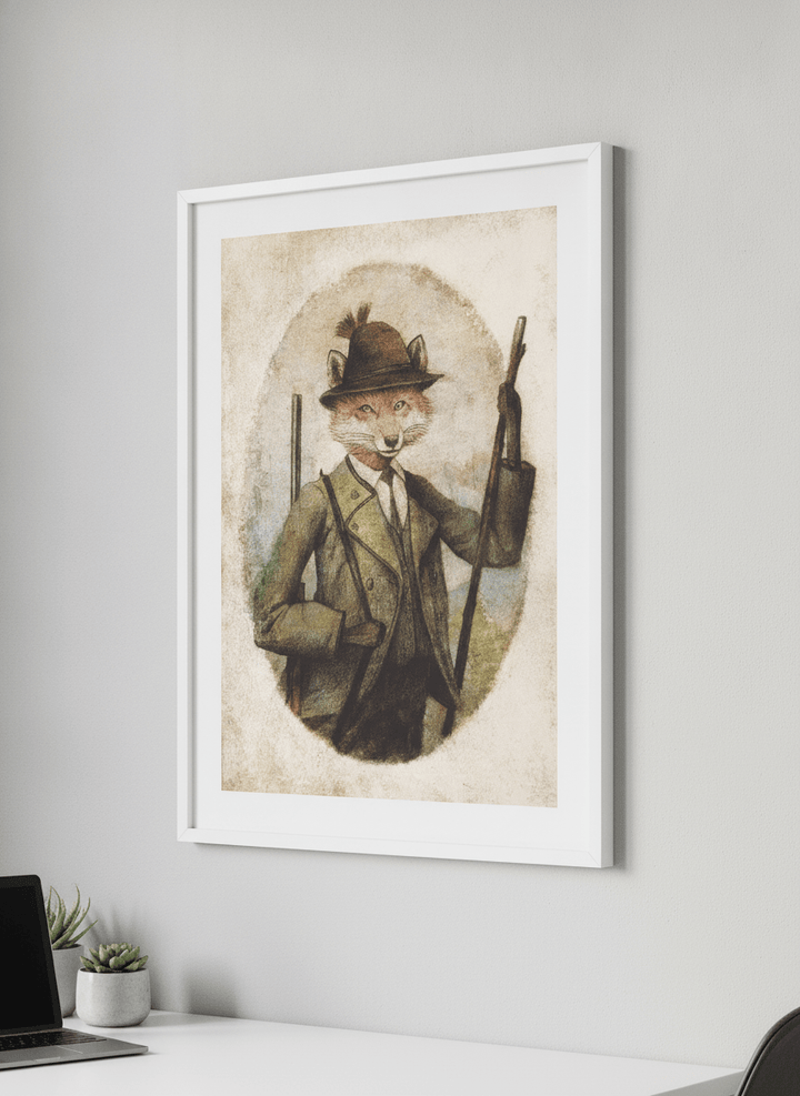 Contemporary wall art featured in a bright modern office workspace