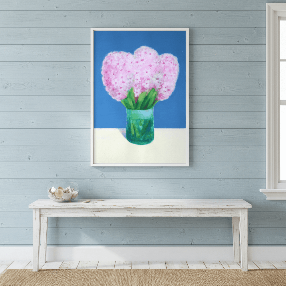 Hyacinths by Ieva Baklane wall - art - picture - poster