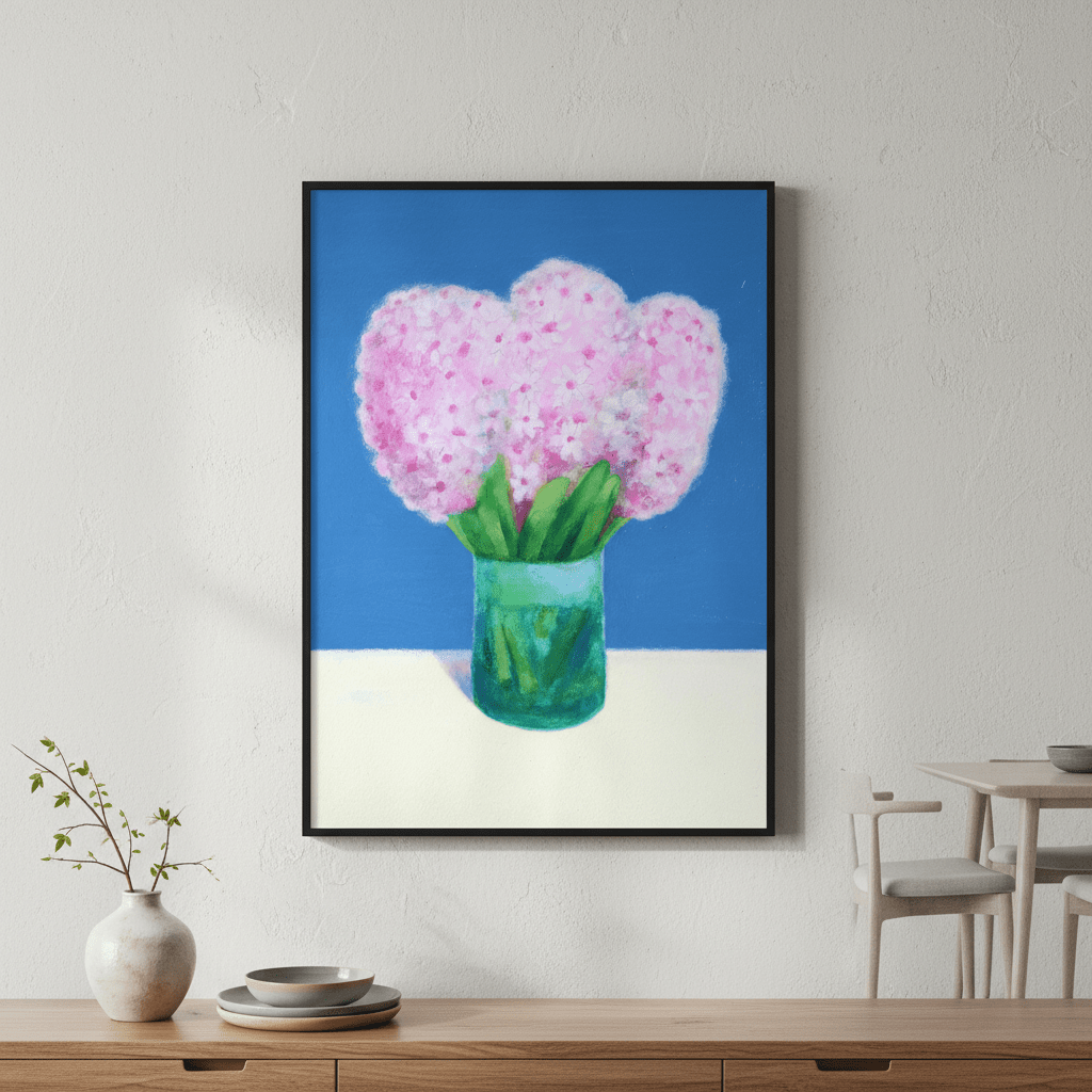 Hyacinths by Ieva Baklane wall - art - picture - poster