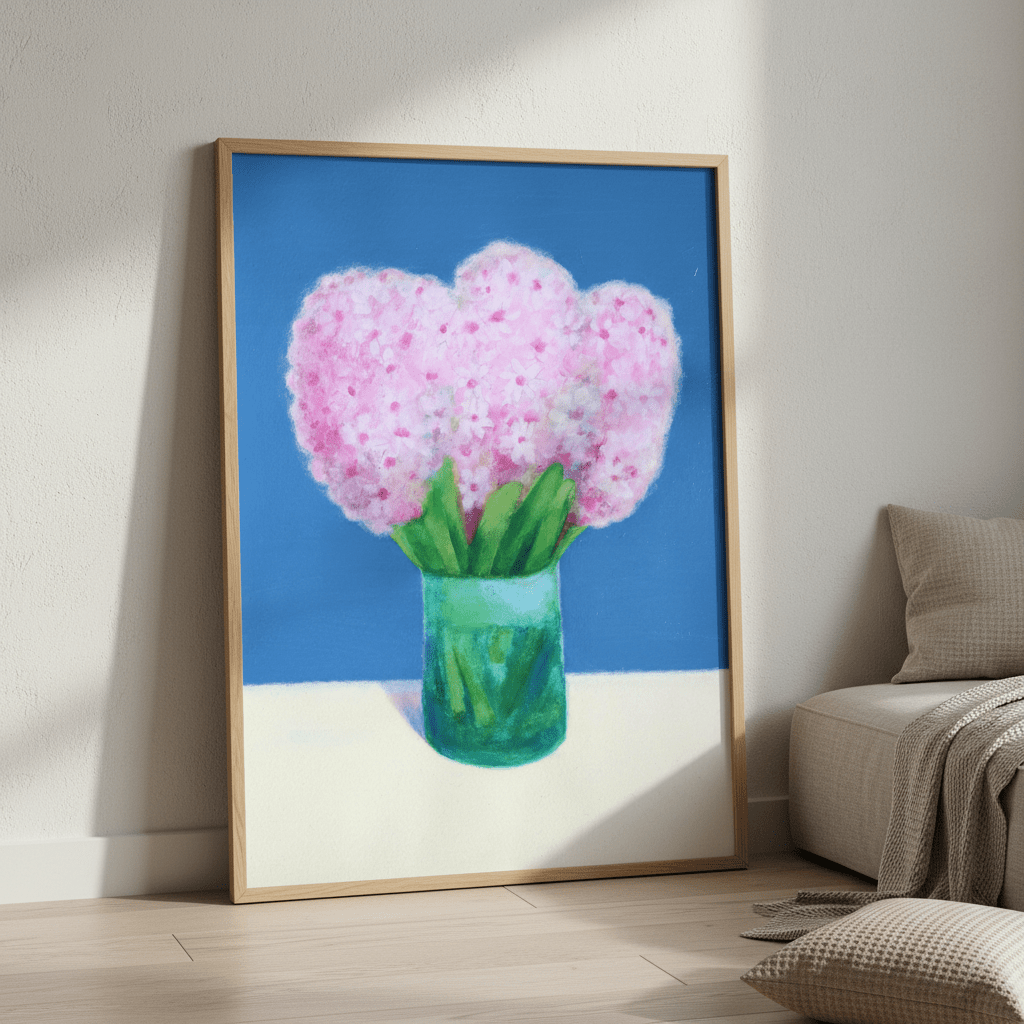 Hyacinths by Ieva Baklane wall - art - picture - poster