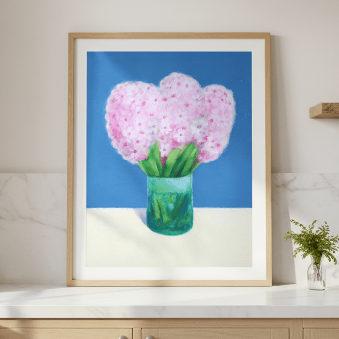 Hyacinths by Ieva Baklane wall - art - picture - poster