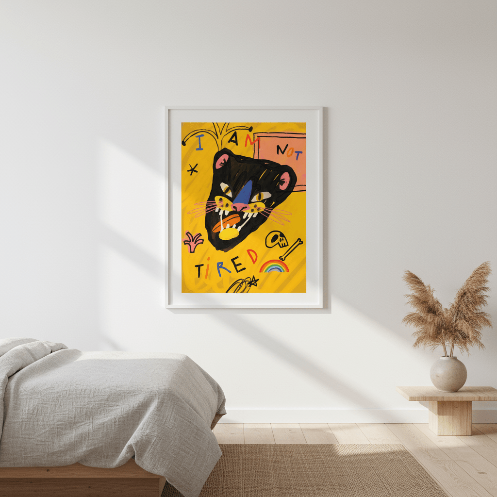 I Am Not Tired by Nastasiia Samokhina wall - art - picture - poster