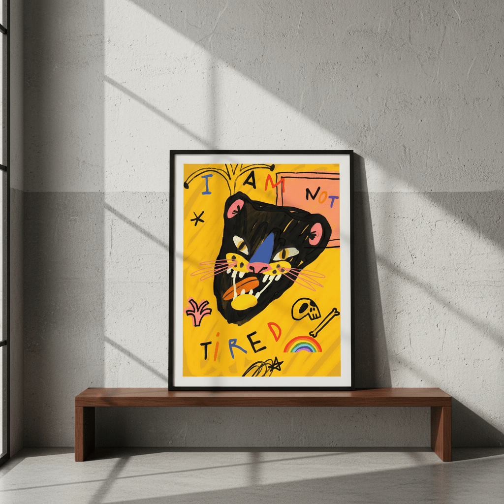 I Am Not Tired by Nastasiia Samokhina wall - art - picture - poster