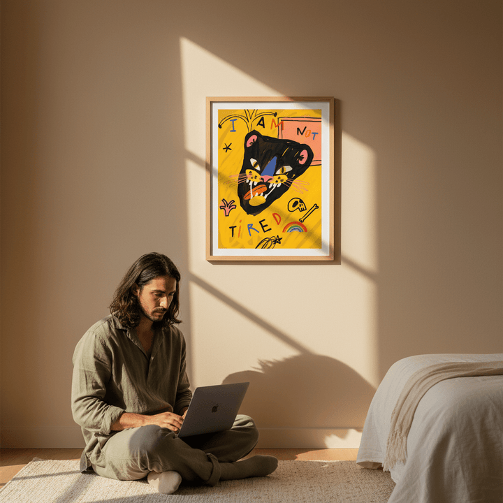 I Am Not Tired by Nastasiia Samokhina wall - art - picture - poster