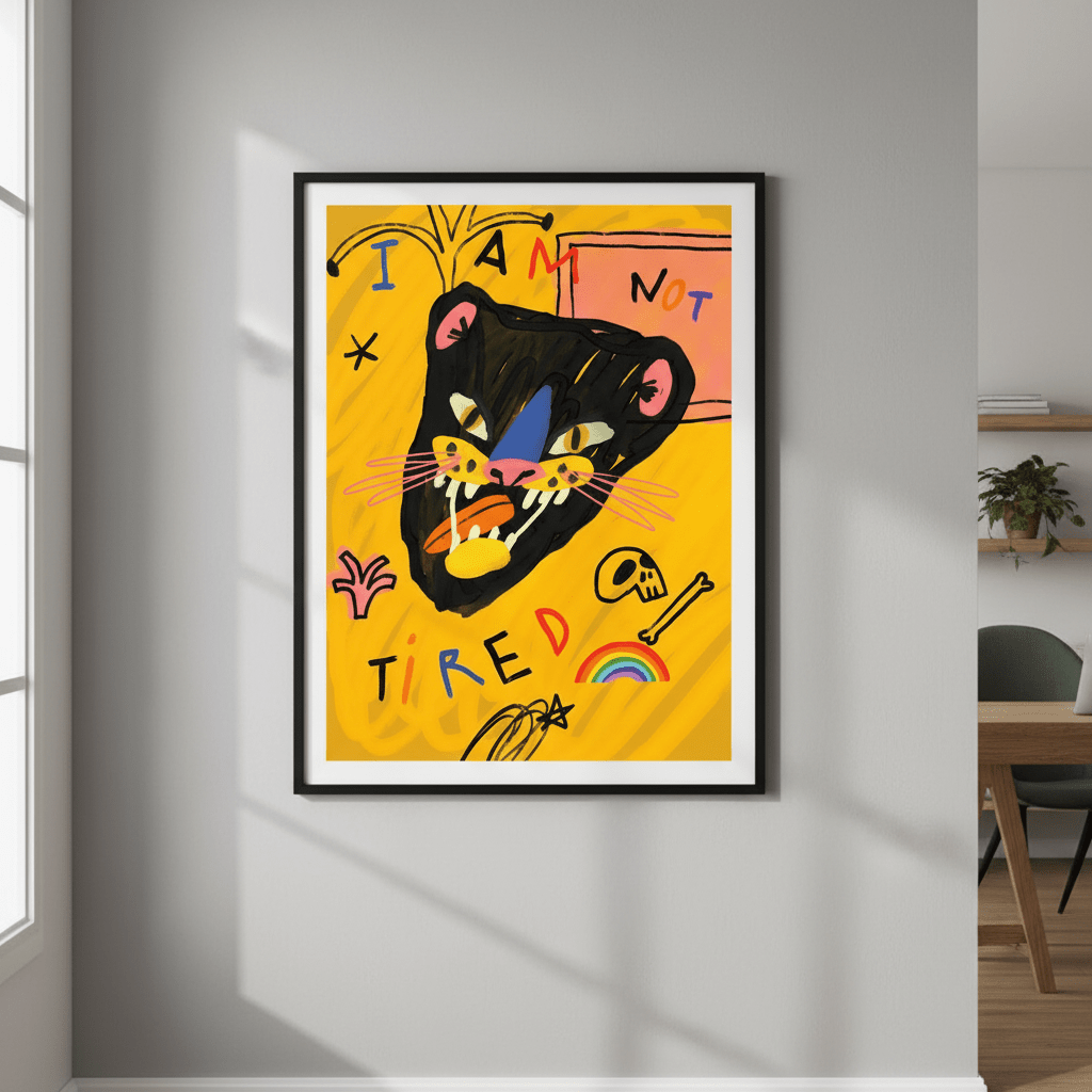 I Am Not Tired by Nastasiia Samokhina wall - art - picture - poster