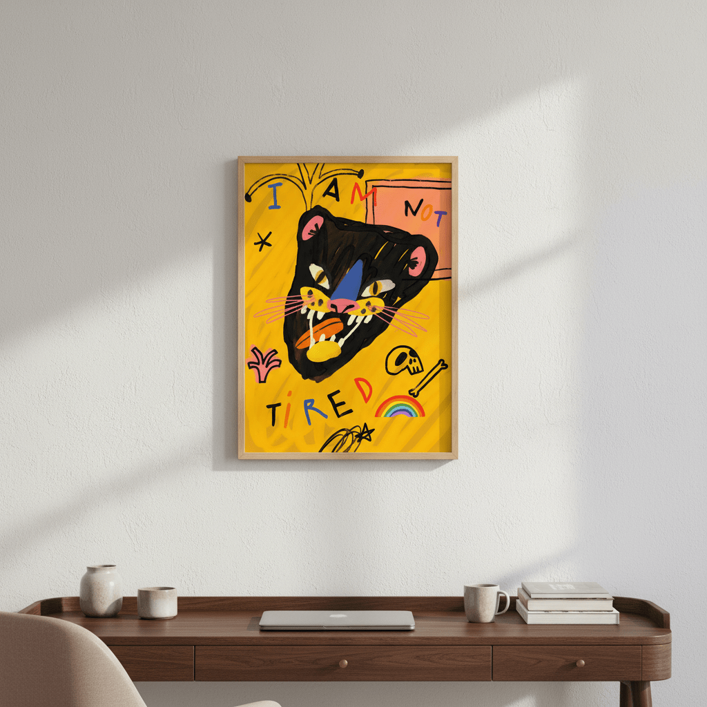 I Am Not Tired by Nastasiia Samokhina wall - art - picture - poster