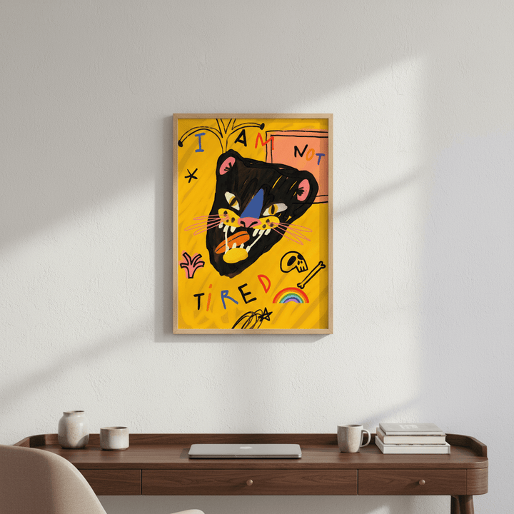 I Am Not Tired by Nastasiia Samokhina wall - art - picture - poster