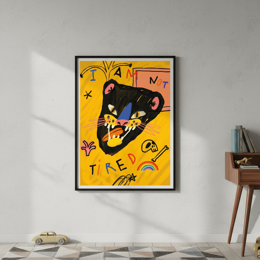 I Am Not Tired by Nastasiia Samokhina wall - art - picture - poster
