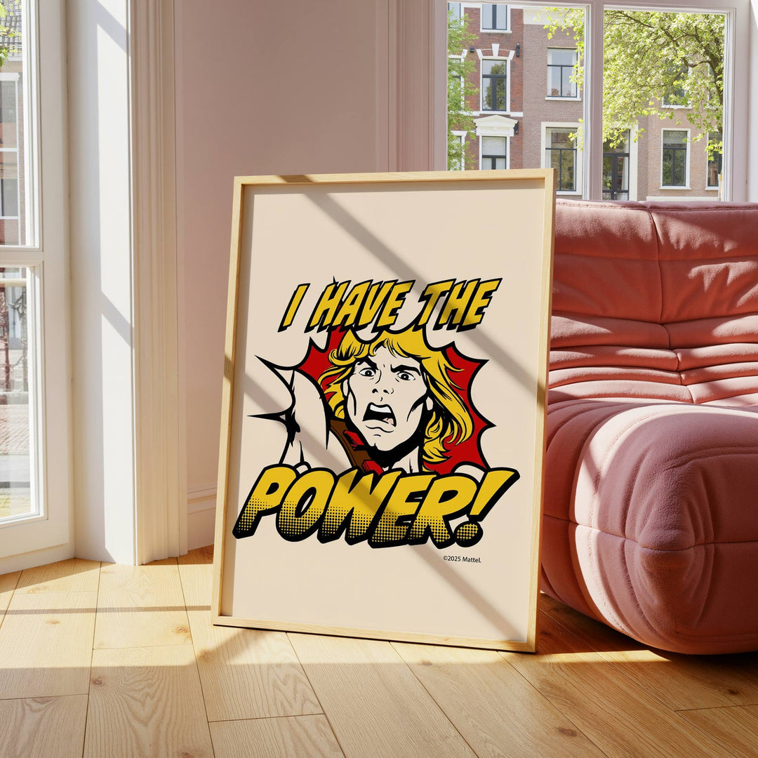 I have the Power He Man Masters of the Universe Print wall - art - picture - poster