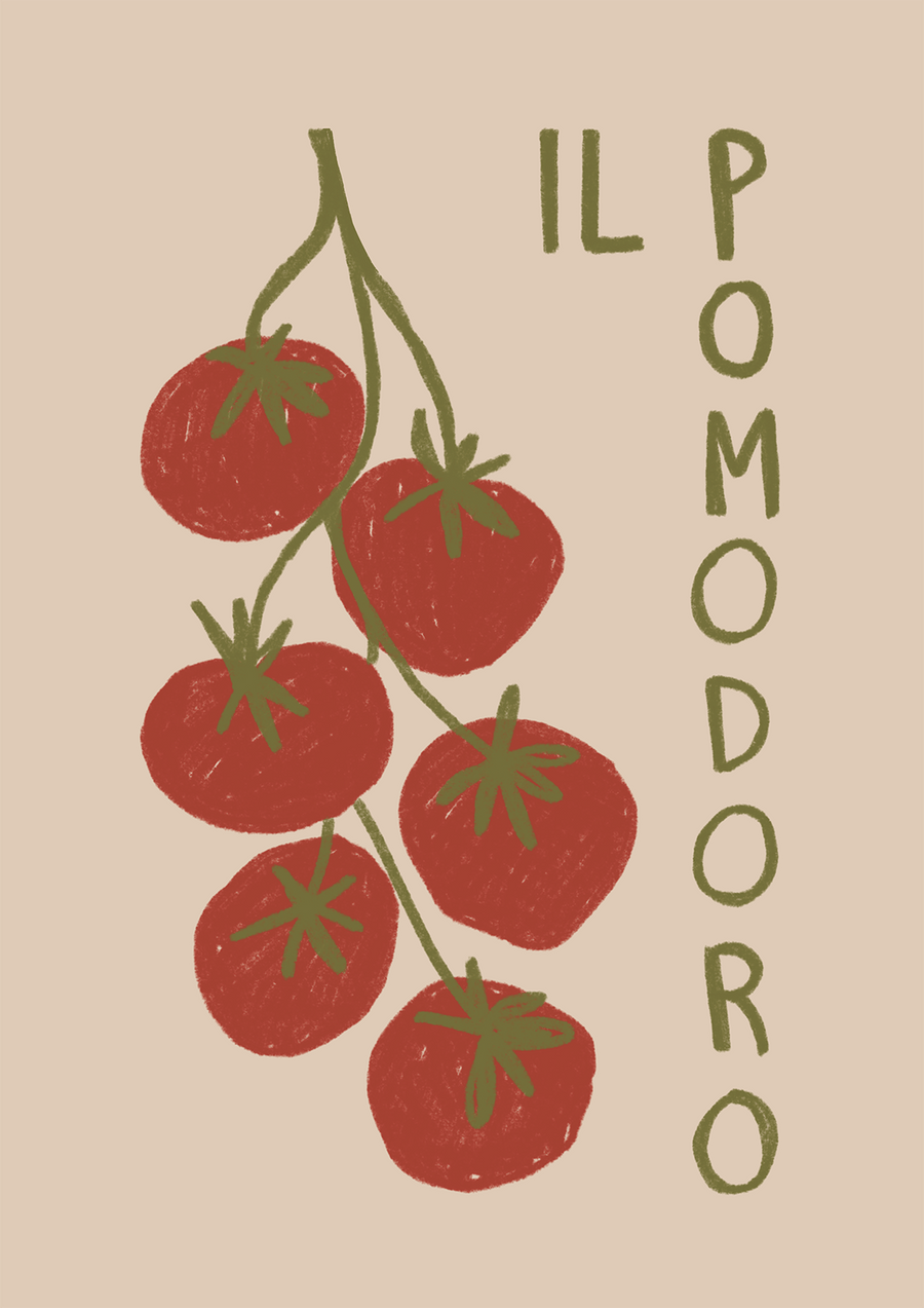 Il Pomodoro Wall Art by Lucia Sankovic