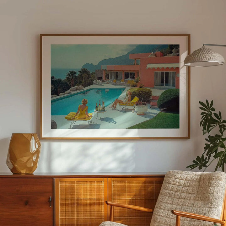 La Dolce Vita Positano Paradise,gallery wall,timber border