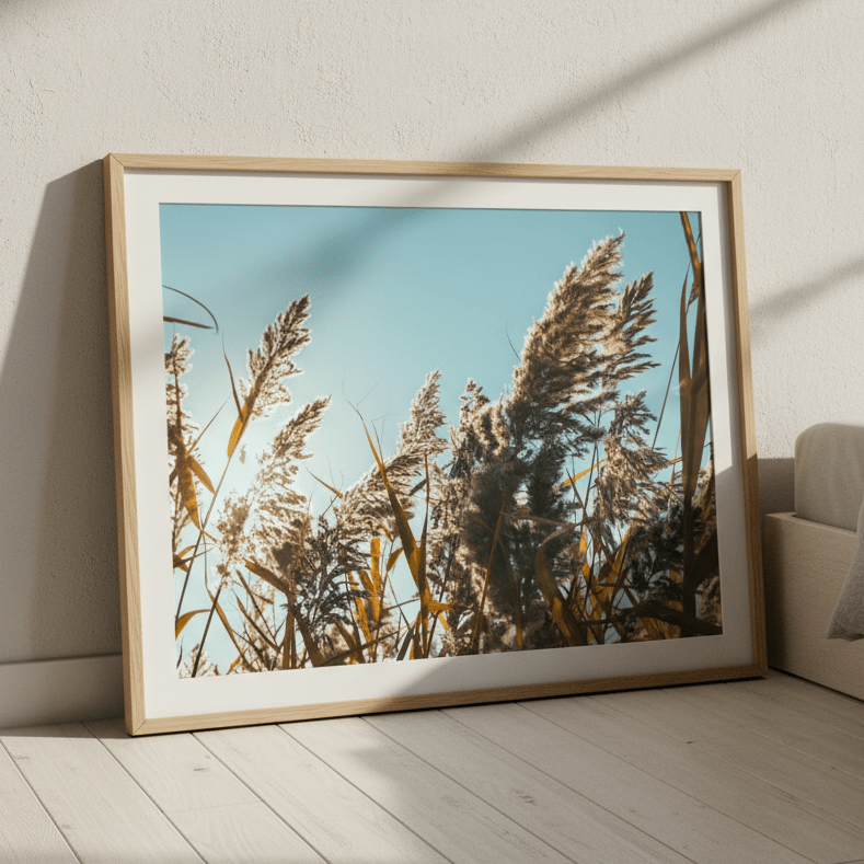 Illuminated Reeds by Aaron Borchardt wall - art - picture - poster