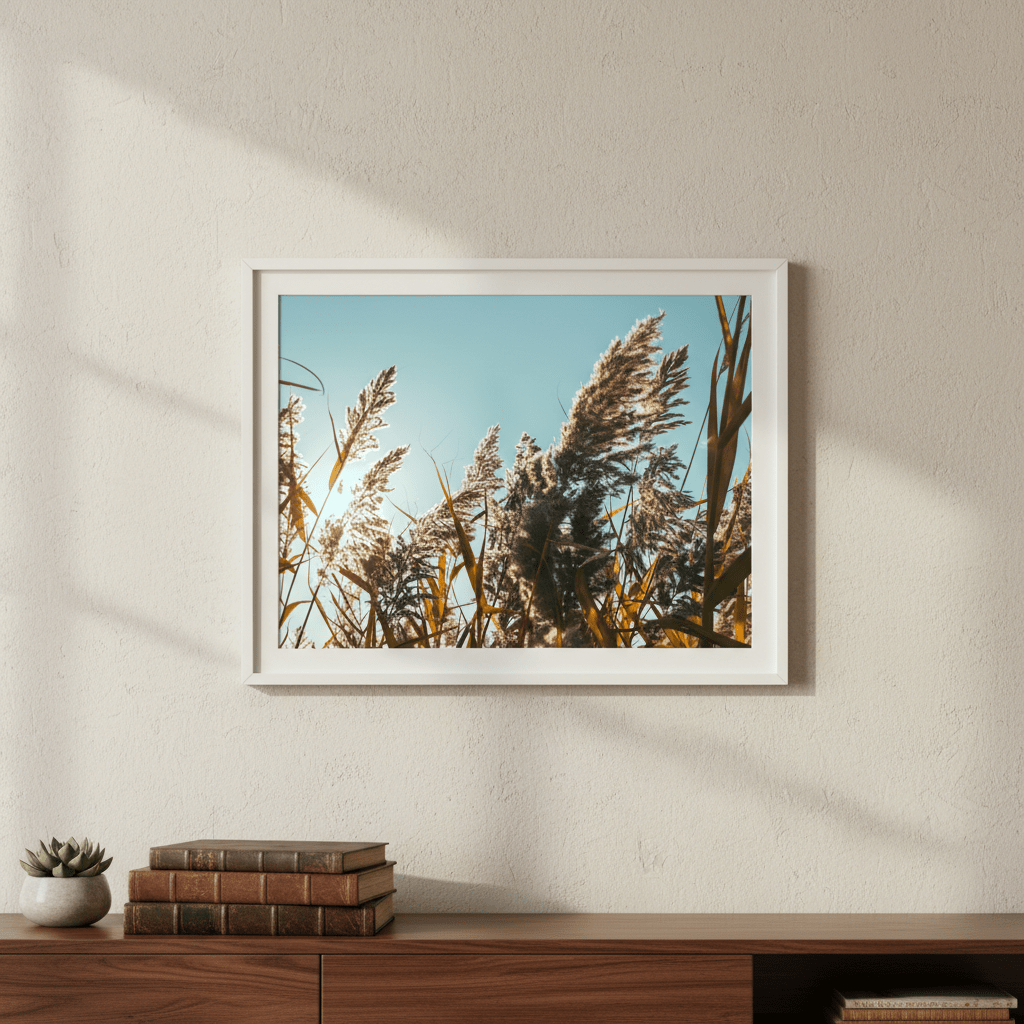 Illuminated Reeds by Aaron Borchardt wall - art - picture - poster