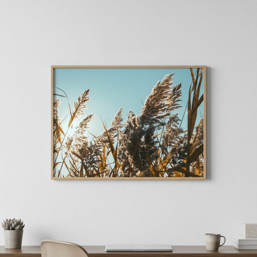Illuminated Reeds by Aaron Borchardt wall - art - picture - poster