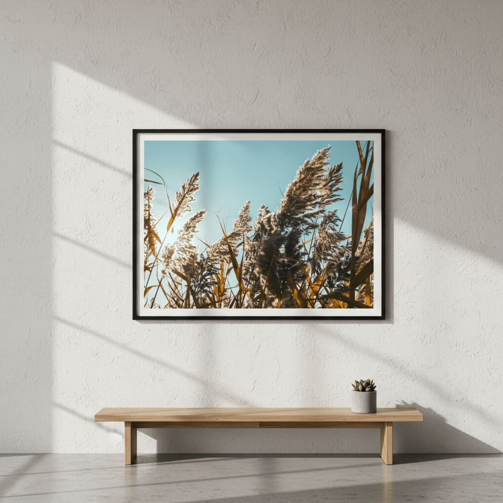 Illuminated Reeds by Aaron Borchardt wall - art - picture - poster