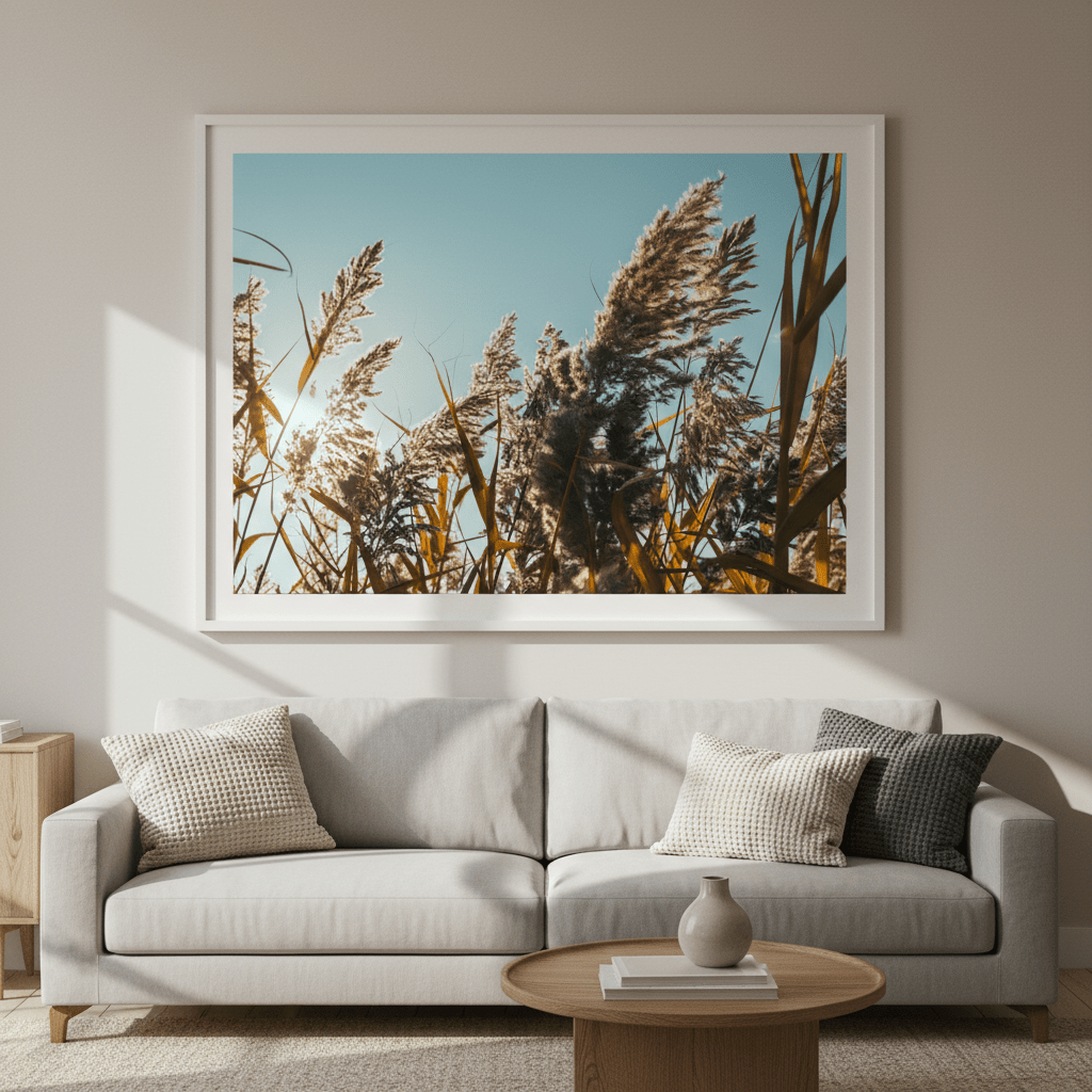 Illuminated Reeds by Aaron Borchardt wall - art - picture - poster