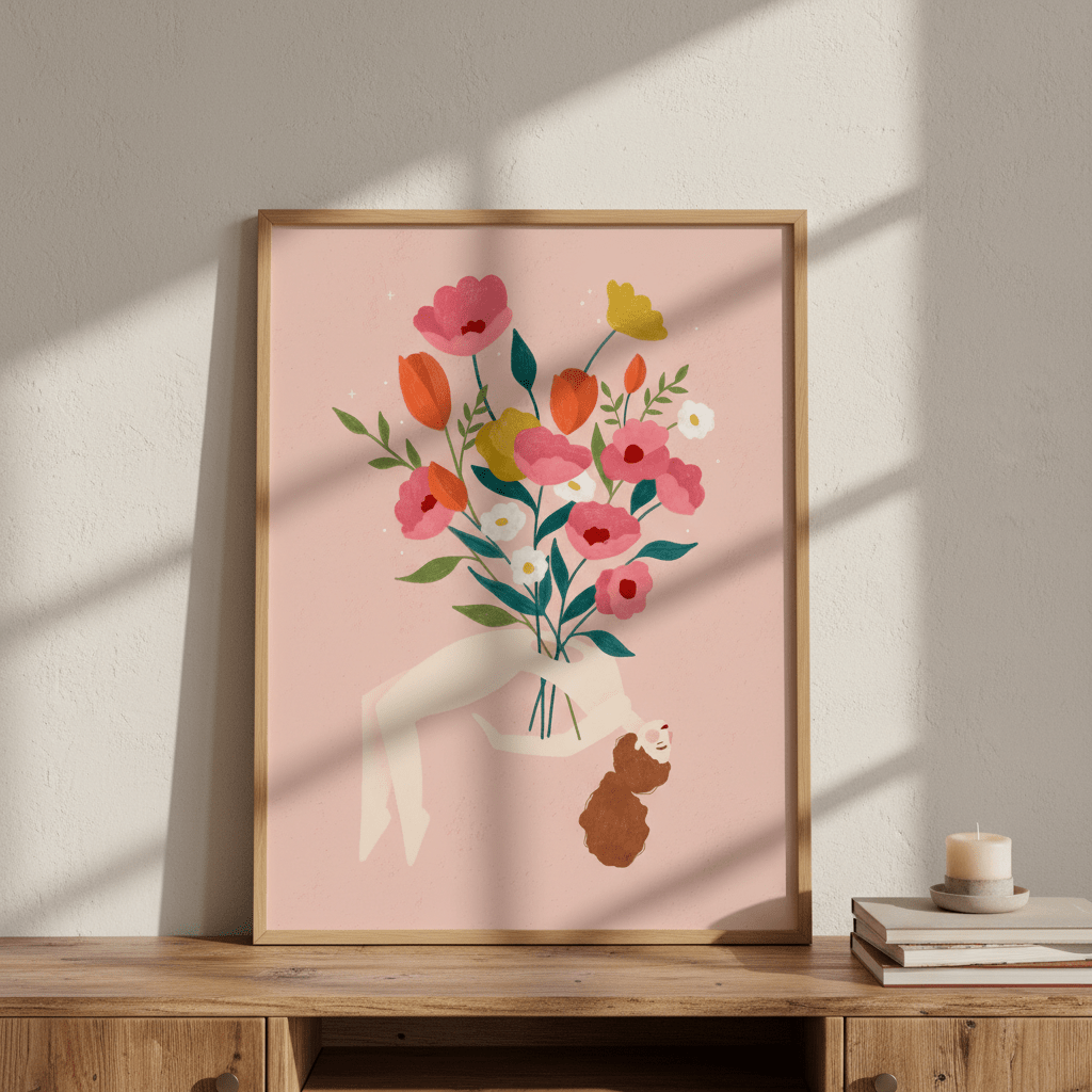 I'm a Flower by Bea Muller wall - art - picture - poster