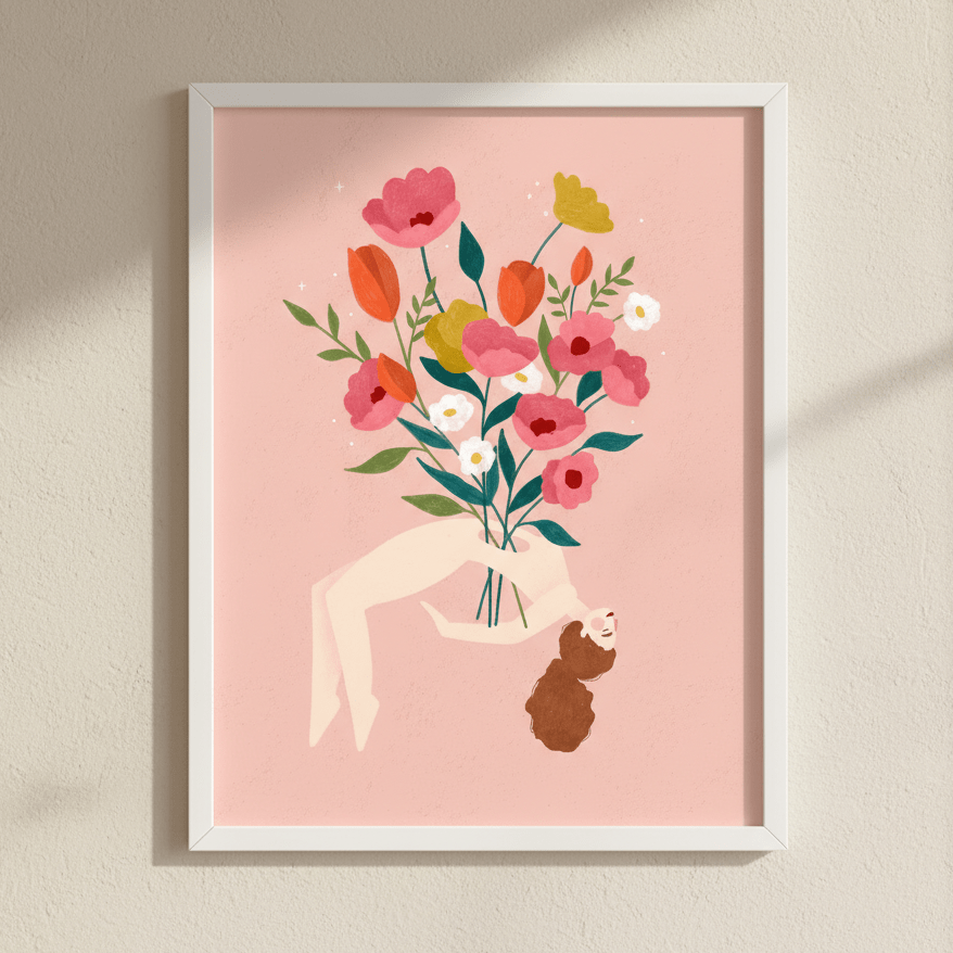 I'm a Flower by Bea Muller wall - art - picture - poster