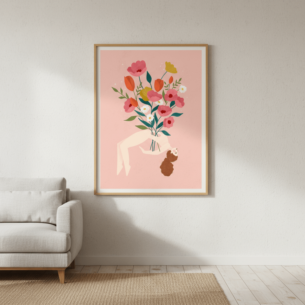 I'm a Flower by Bea Muller wall - art - picture - poster