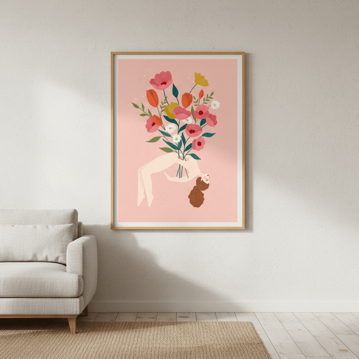 I'm a Flower by Bea Muller wall - art - picture - poster