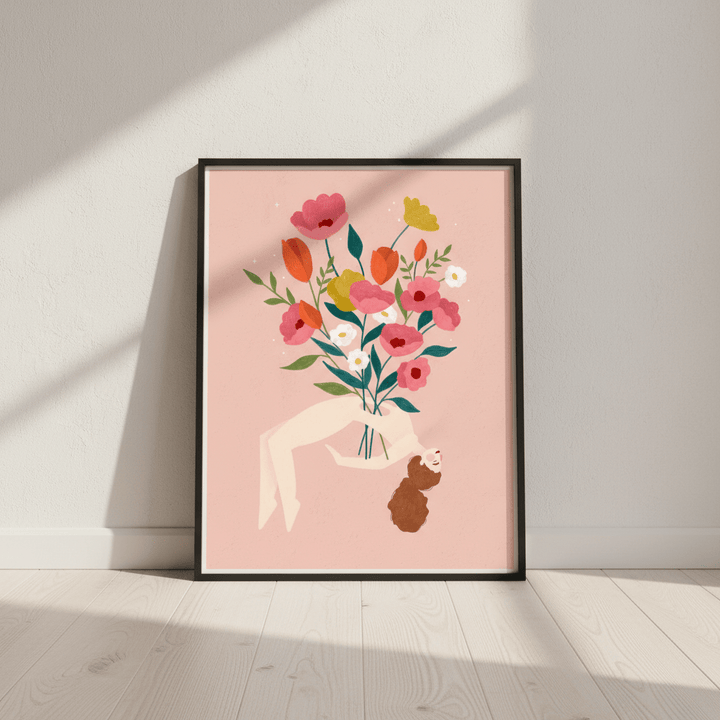 I'm a Flower by Bea Muller wall - art - picture - poster