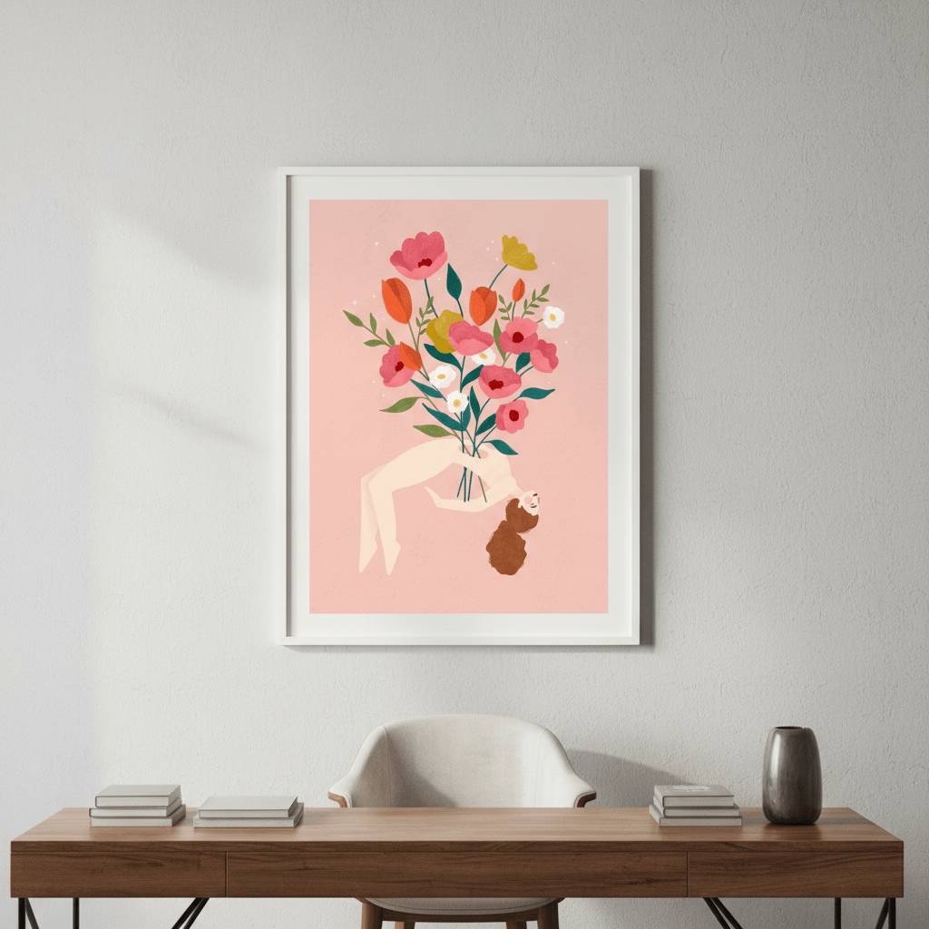 I'm a Flower by Bea Muller wall - art - picture - poster