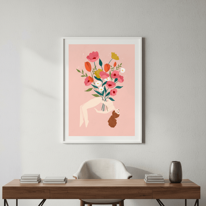 I'm a Flower by Bea Muller wall - art - picture - poster
