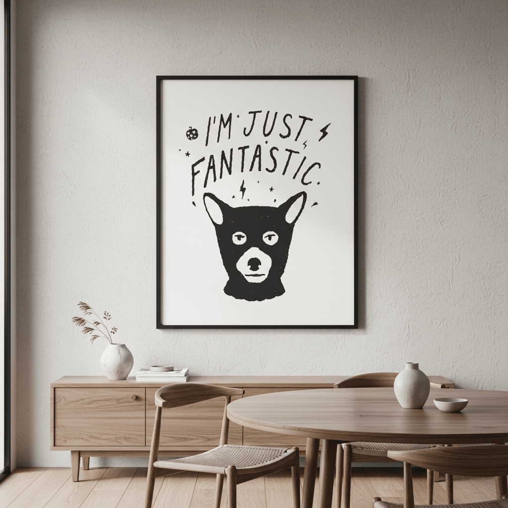 I'm Just Fantastic by Florent Bodart wall - art - picture - poster