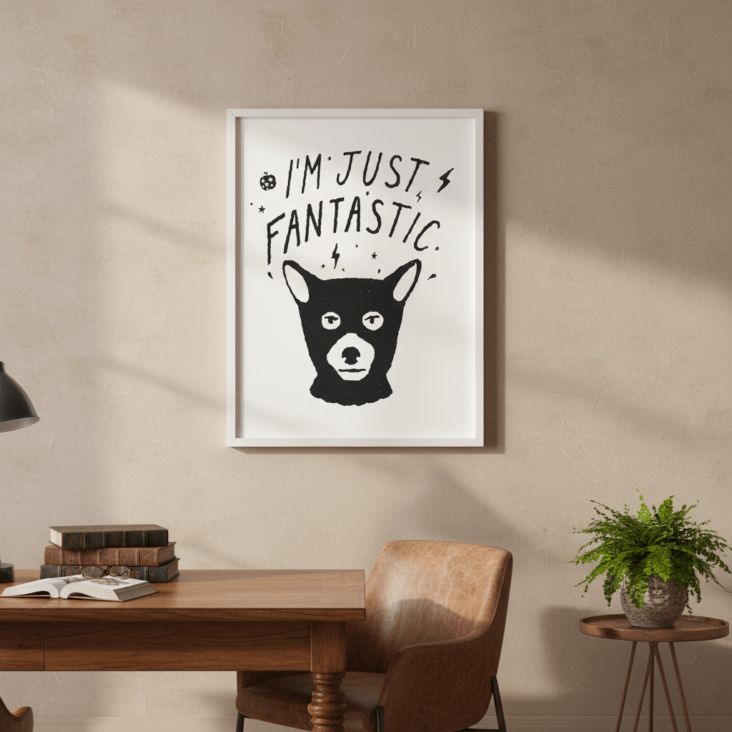 I'm Just Fantastic by Florent Bodart wall - art - picture - poster