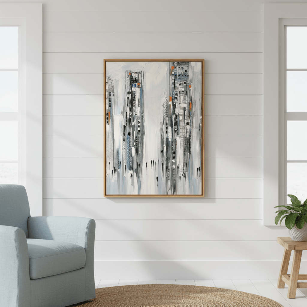 In the New City by Ekaterina Ermilkina wall - art - picture - poster
