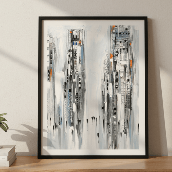 In the New City by Ekaterina Ermilkina | Art & Canvas Print
