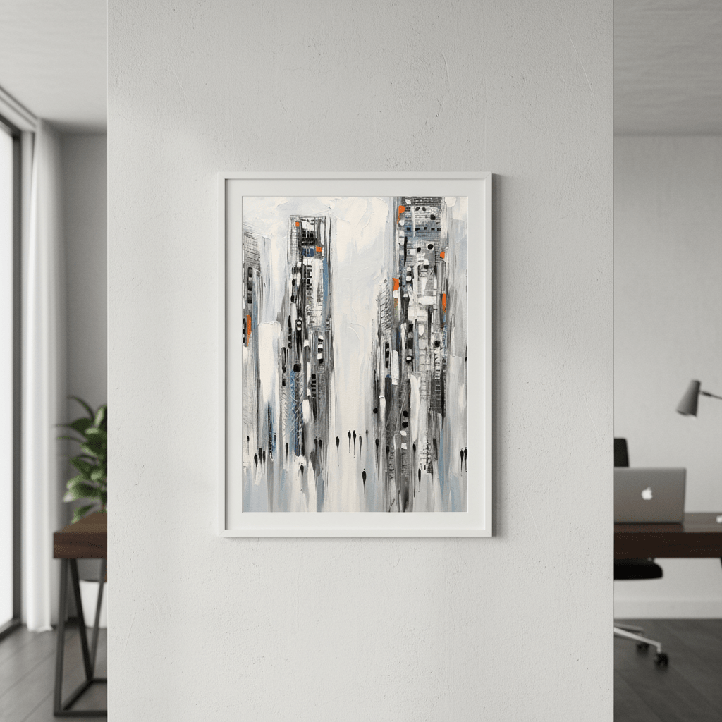 In the New City by Ekaterina Ermilkina wall - art - picture - poster