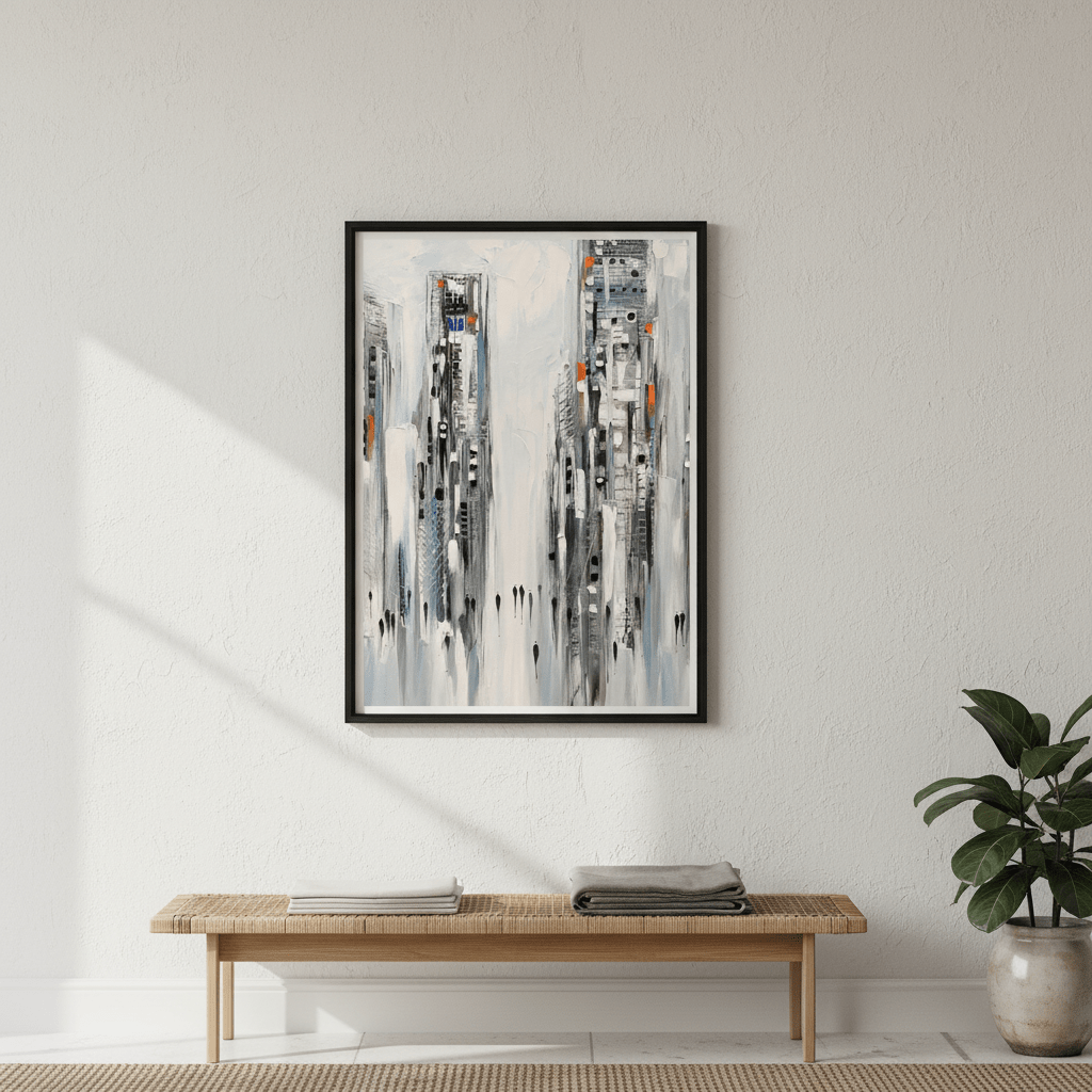 In the New City by Ekaterina Ermilkina wall - art - picture - poster