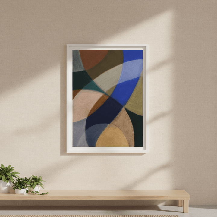 Indigo Descent by Berit Mongensen Lopez wall - art - picture - poster