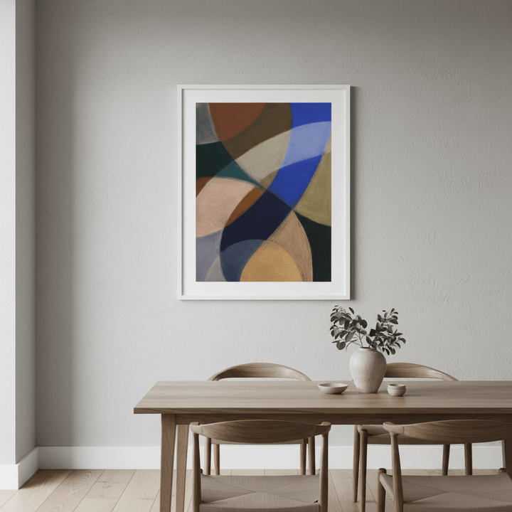 Indigo Descent by Berit Mongensen Lopez wall - art - picture - poster