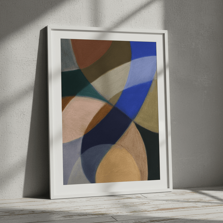 Indigo Descent by Berit Mongensen Lopez wall - art - picture - poster
