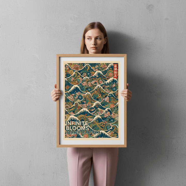 Infinite Blooms Science of Patterns wall - art - picture - poster