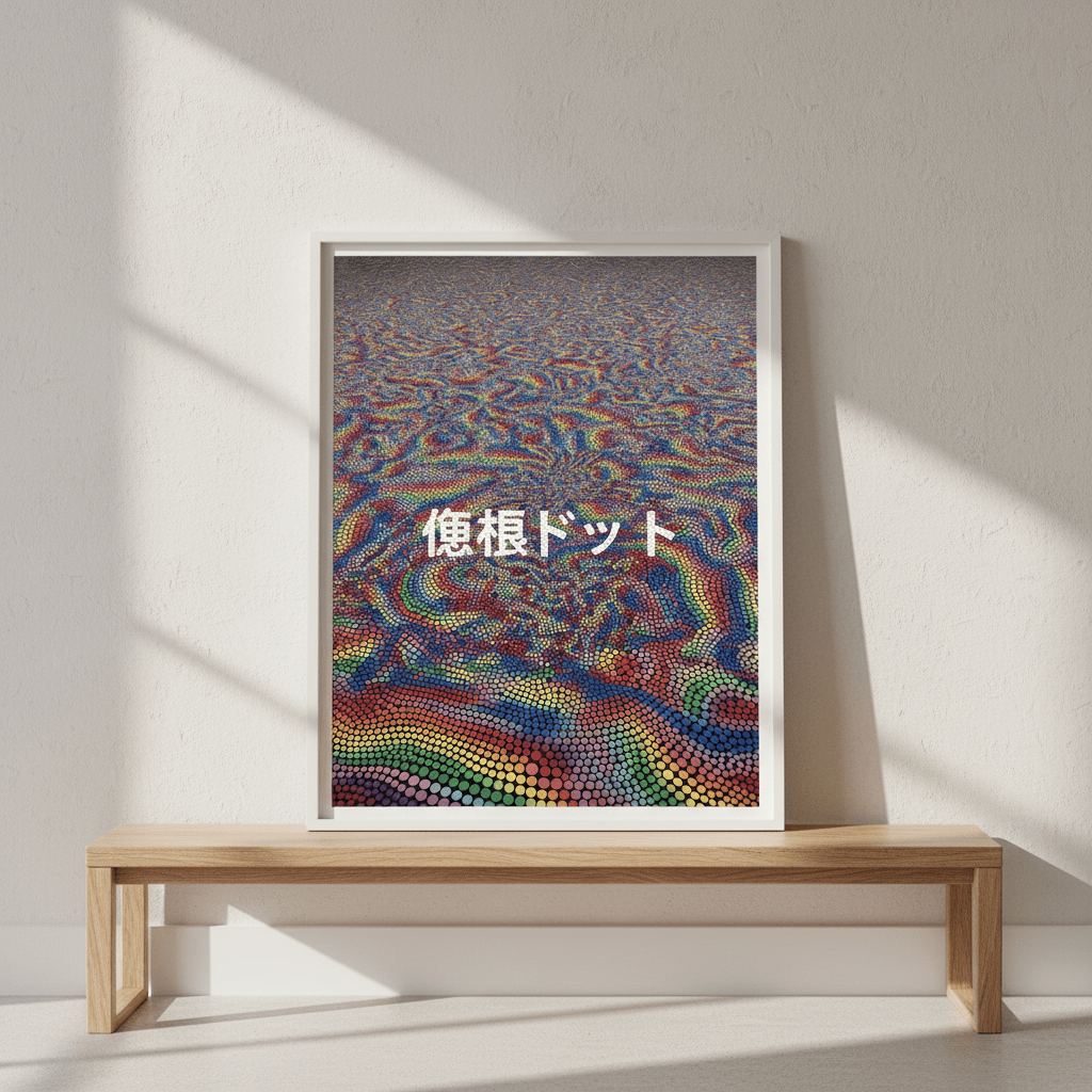 Infinity Rainbow Dreams Japanese Abstract Art wall - art - picture - poster