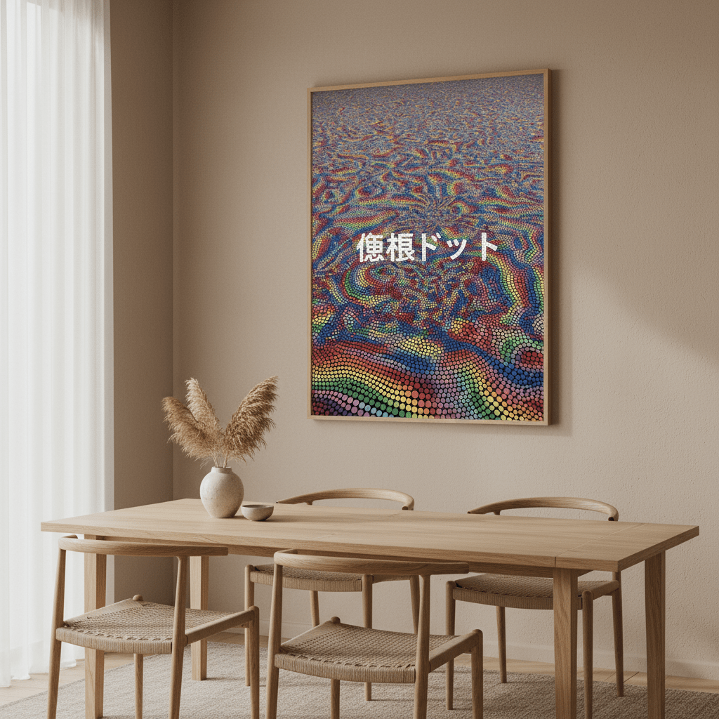 Infinity Rainbow Dreams Japanese Abstract Art wall - art - picture - poster