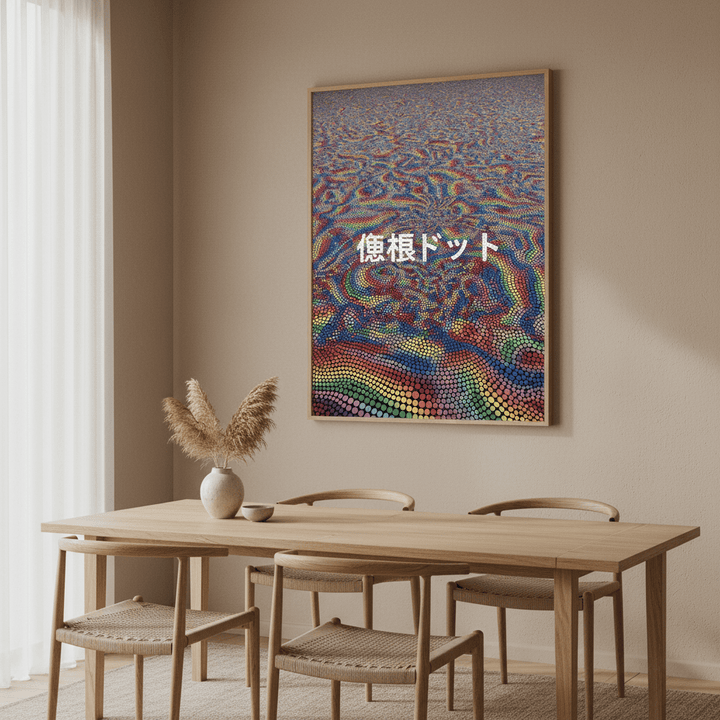 Infinity Rainbow Dreams Japanese Abstract Art wall - art - picture - poster