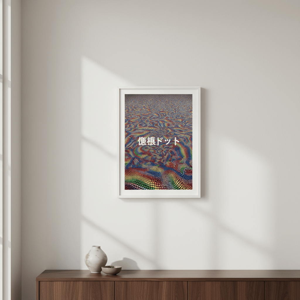 Infinity Rainbow Dreams Japanese Abstract Art wall - art - picture - poster