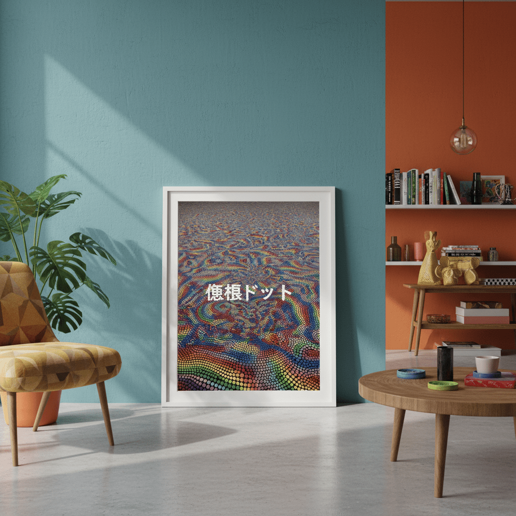 Infinity Rainbow Dreams Japanese Abstract Art wall - art - picture - poster